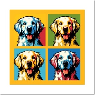 Golden Retriever Pop Art - Dog Lover Gifts Posters and Art